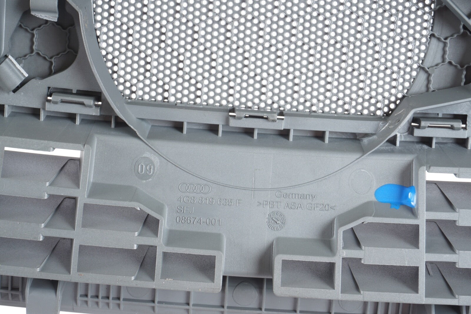 2012 - 2014 AUDI A7 DASH DASHBOARD DEFROST SPEAKER GRILLE TRIM COVER PANEL GRAY
