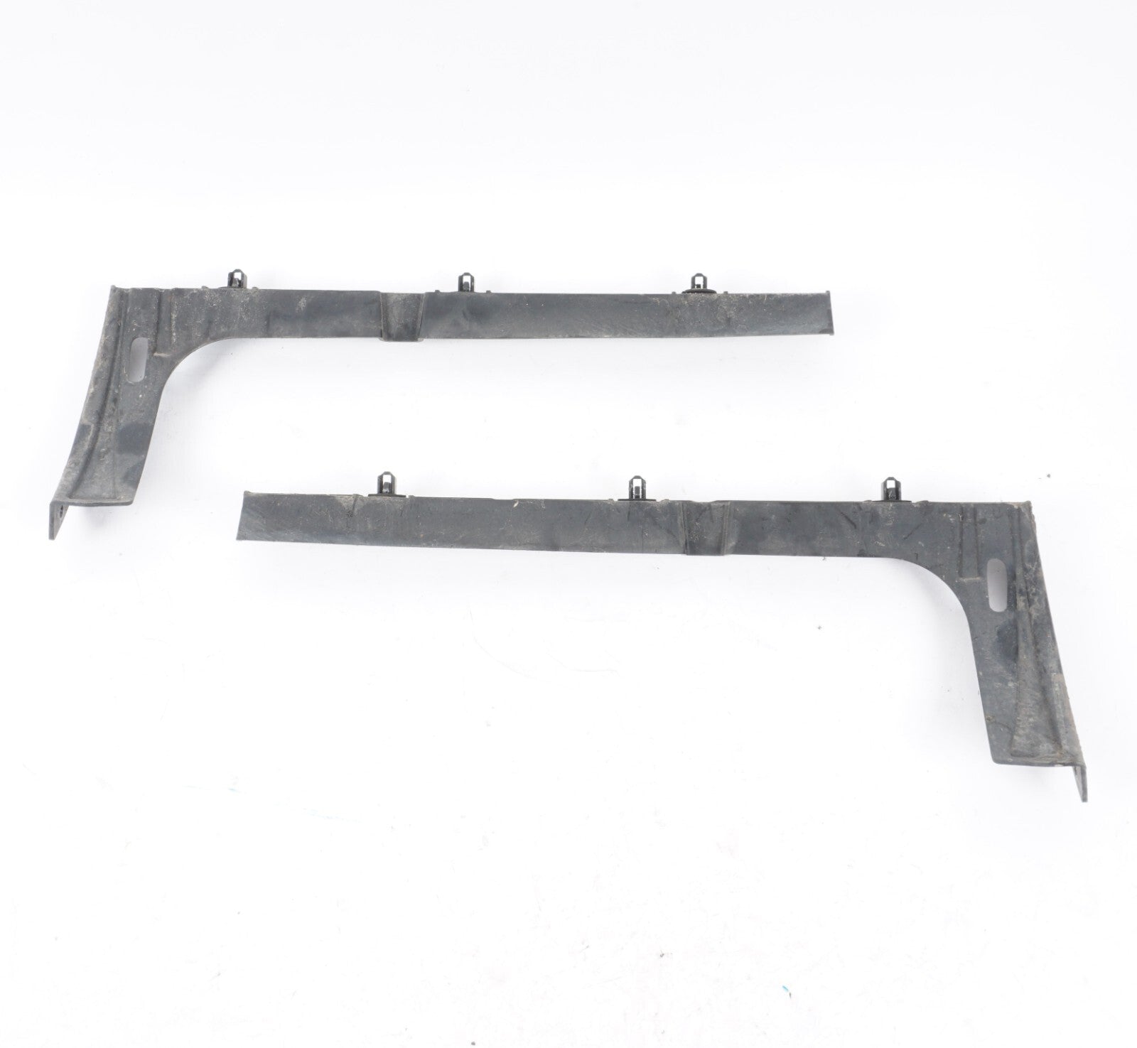 11-14 AUDI A8 A8L REAR BUMPER GUIDE BRACKET LEFT & RIGHT OEM