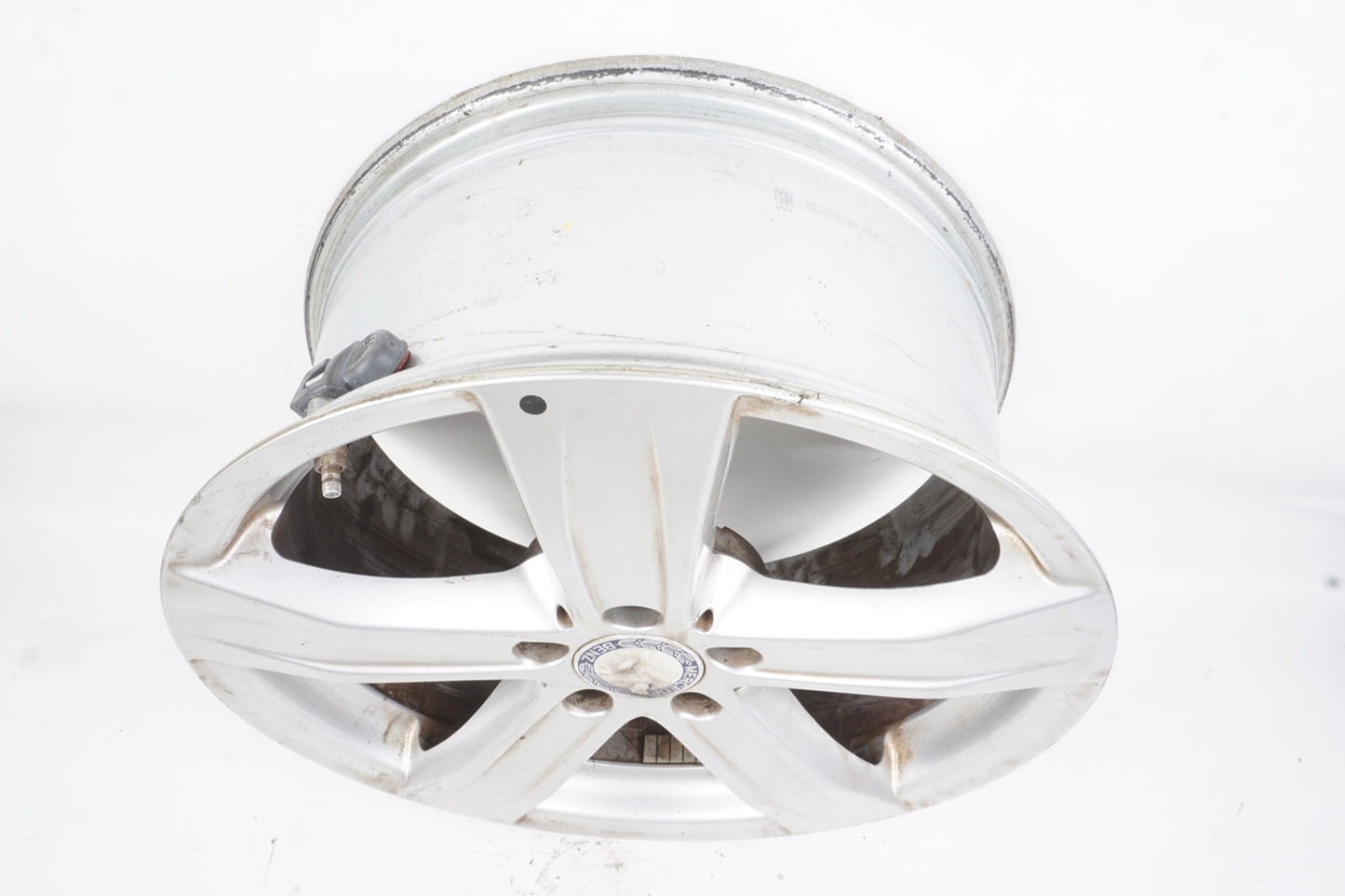 2010 - 2013 Mercedes W221 S550 8.5 x 18 18" 5 spoke wheel rim silver
