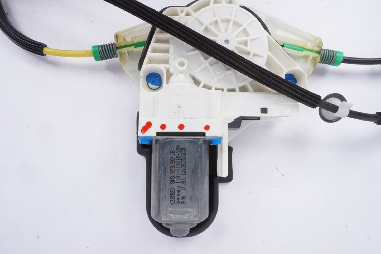 2011-2017 AUDI A8 L REAR RIGHT PASSENGER SIDE DOOR WINDOW REGULATOR OEM