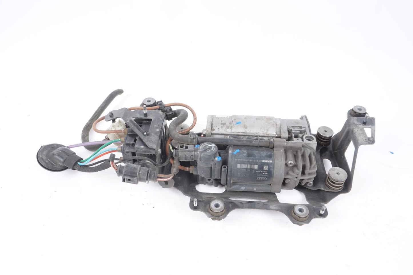 11-17 AUDI A8L A8 3.0L AIR SUSPENSION COMPRESSOR PUMP 4H0616005C  OEM