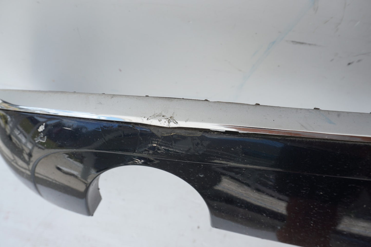 2011 - 2014 AUDI A8L A8 REAR BUMPER LOWER VALANCE SPOILER  OEM