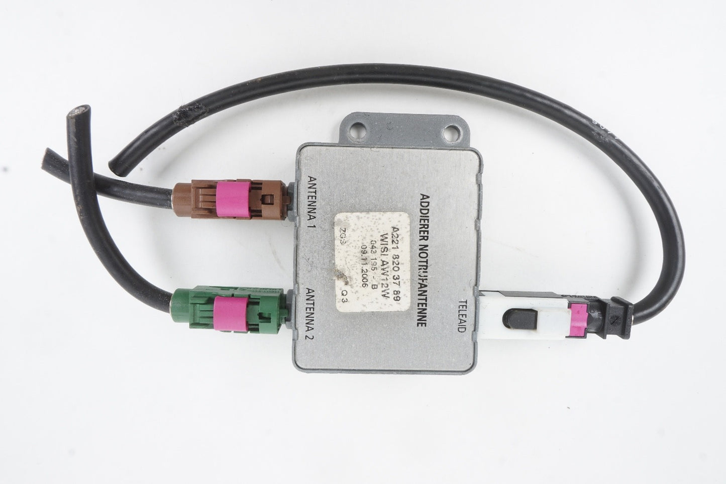 07-14 Mercedes W221 S550 S600 CL550 Antenna Amplifier AMP Splitter Module OEM