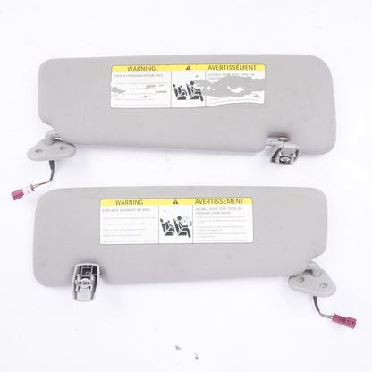 2012 - 2018 OEM BMW F06 F13 640 650 M6 LEFT AND RIGHT Side Sun Visor GRAY  SET