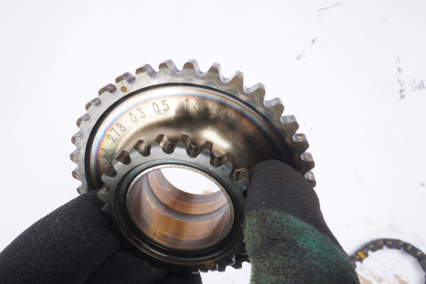 2013-2019 MERCEDES GL450 GLS550 4.6L V8 M278 TIMING GEAR SPROCKET CHAIN