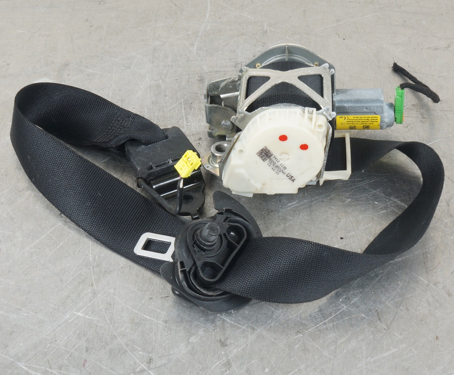 08-14 MERCEDES C250 C300 C350 CLASS FRONT RIGHT PASSENGER SEAT BELT 2048600286