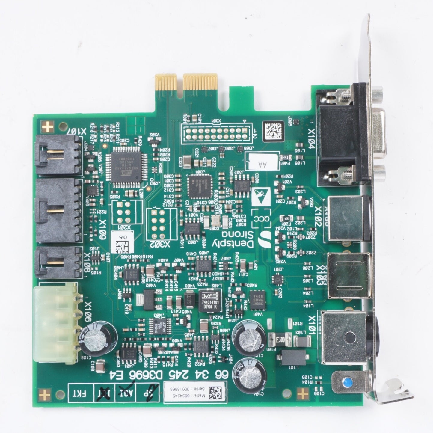 DENTSPLY SIRONA PRIMESCAN FRAME GRABBER D3696 CIRCUIT BOARD REF: 6634245