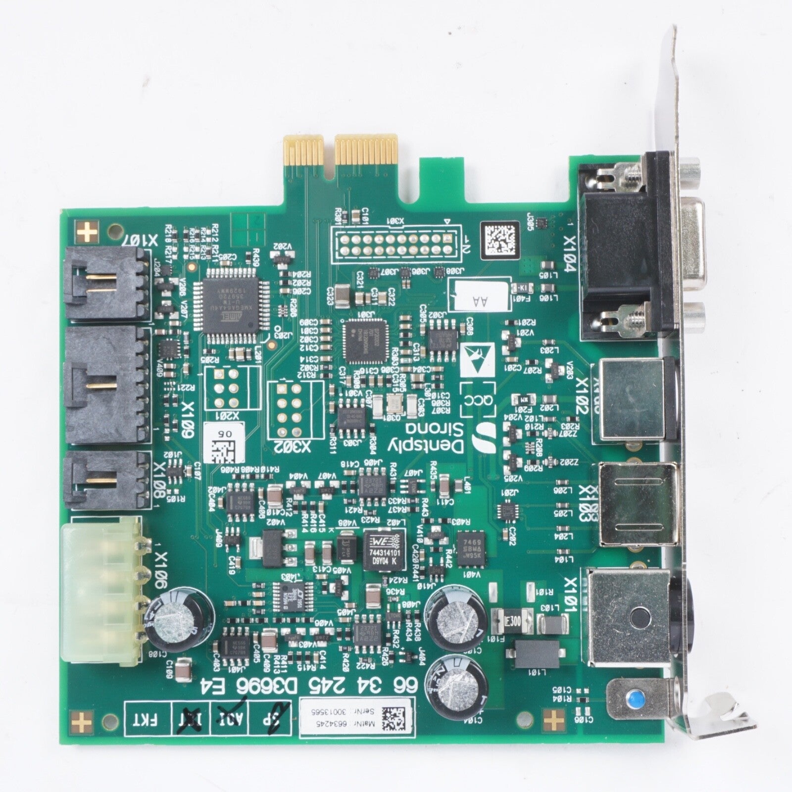 DENTSPLY SIRONA PRIMESCAN FRAME GRABBER D3696 CIRCUIT BOARD REF: 6634245