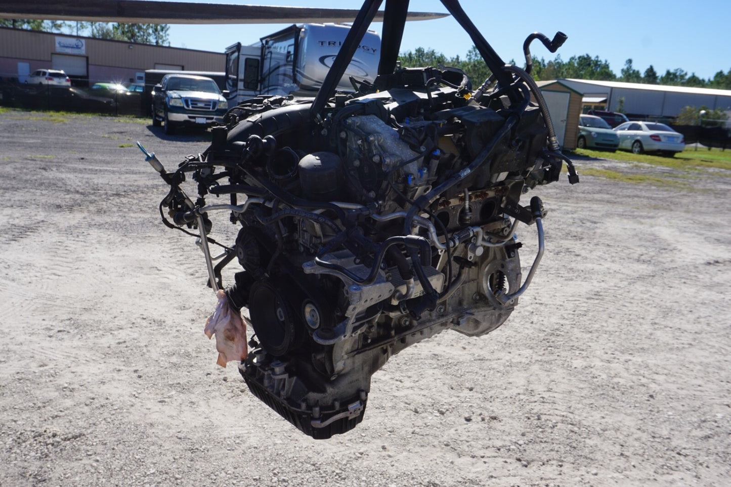 2015 2016 2017 Mercedes Benz S550e Hybrid 3.0L V8 Engine With 61k Miles OEM