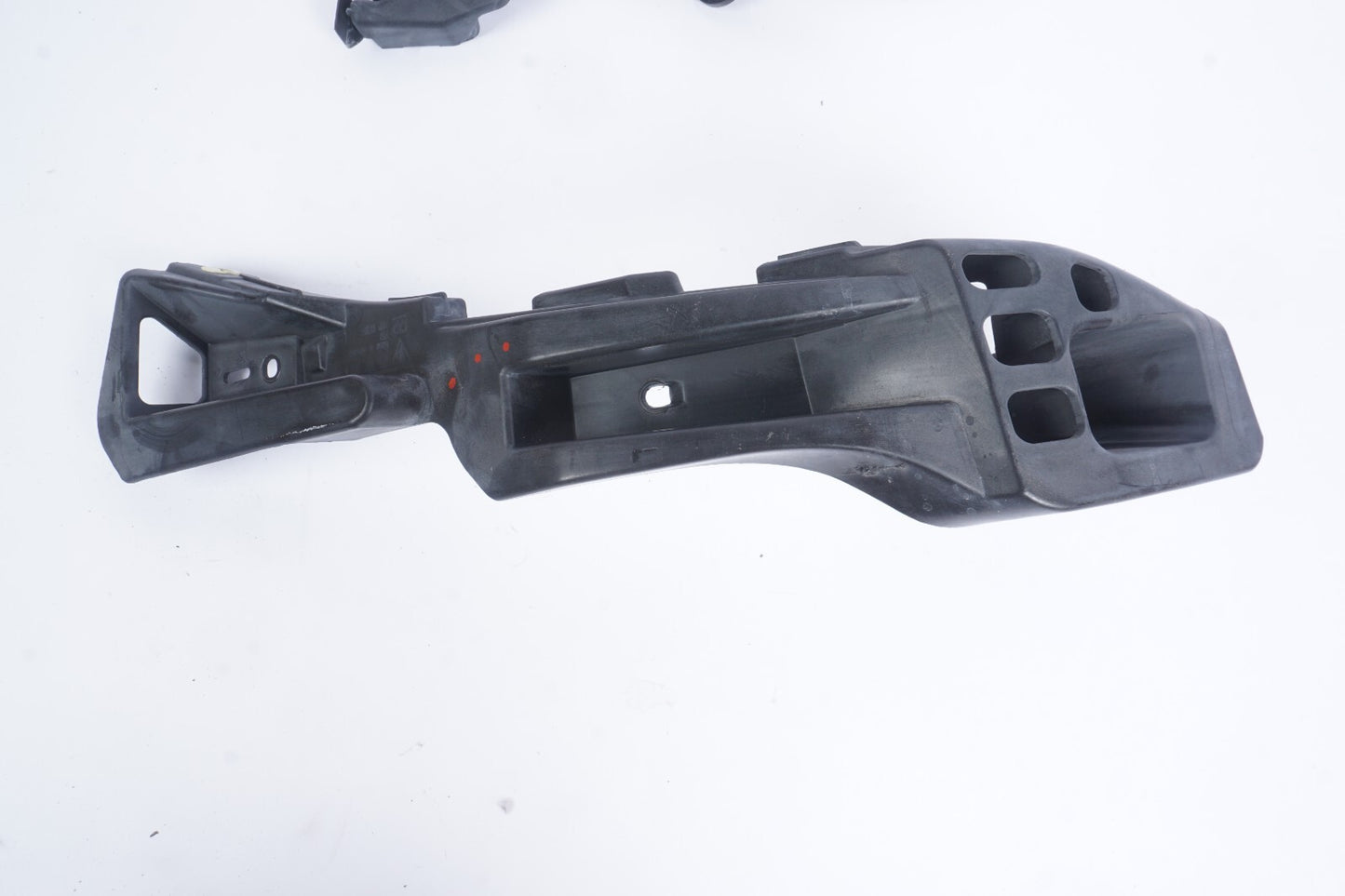 11-14 Porsche Cayenne Rear Left Driver Side Bumper Support Bracket Set Of 3 OEM