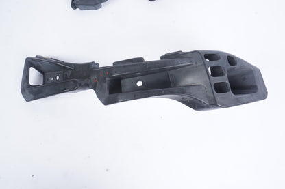 11-14 Porsche Cayenne Rear Left Driver Side Bumper Support Bracket Set Of 3 OEM