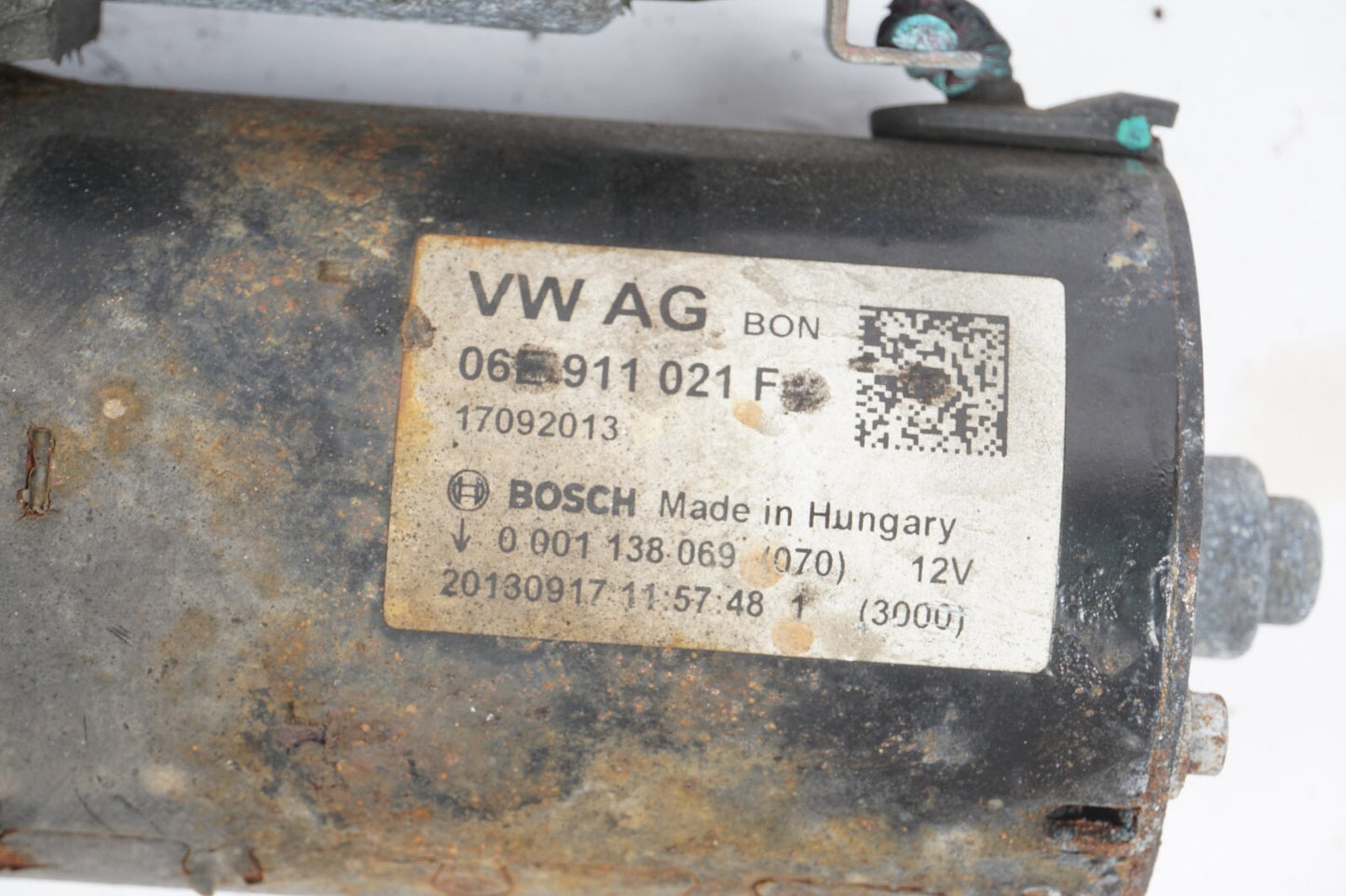 2013 - 2017 Audi A8L A8 3.0L Starter Motor 06E911021F OEM