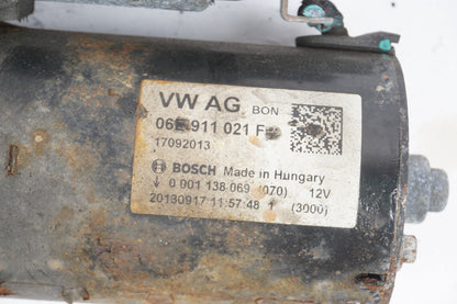 2013 - 2017 Audi A8L A8 3.0L Starter Motor 06E911021F OEM