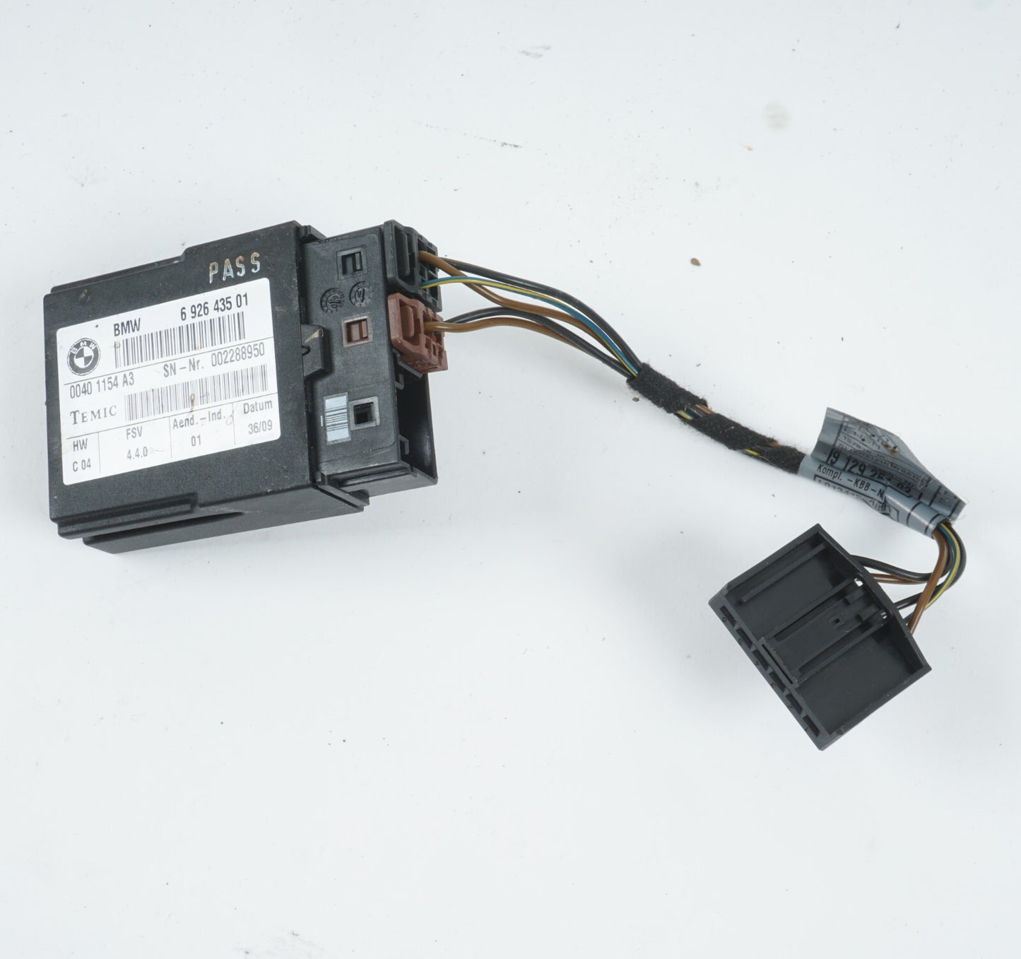 2008 - 2013 BMW X6 SEAT CONTROL MODULE UNIT 6926435 OEM