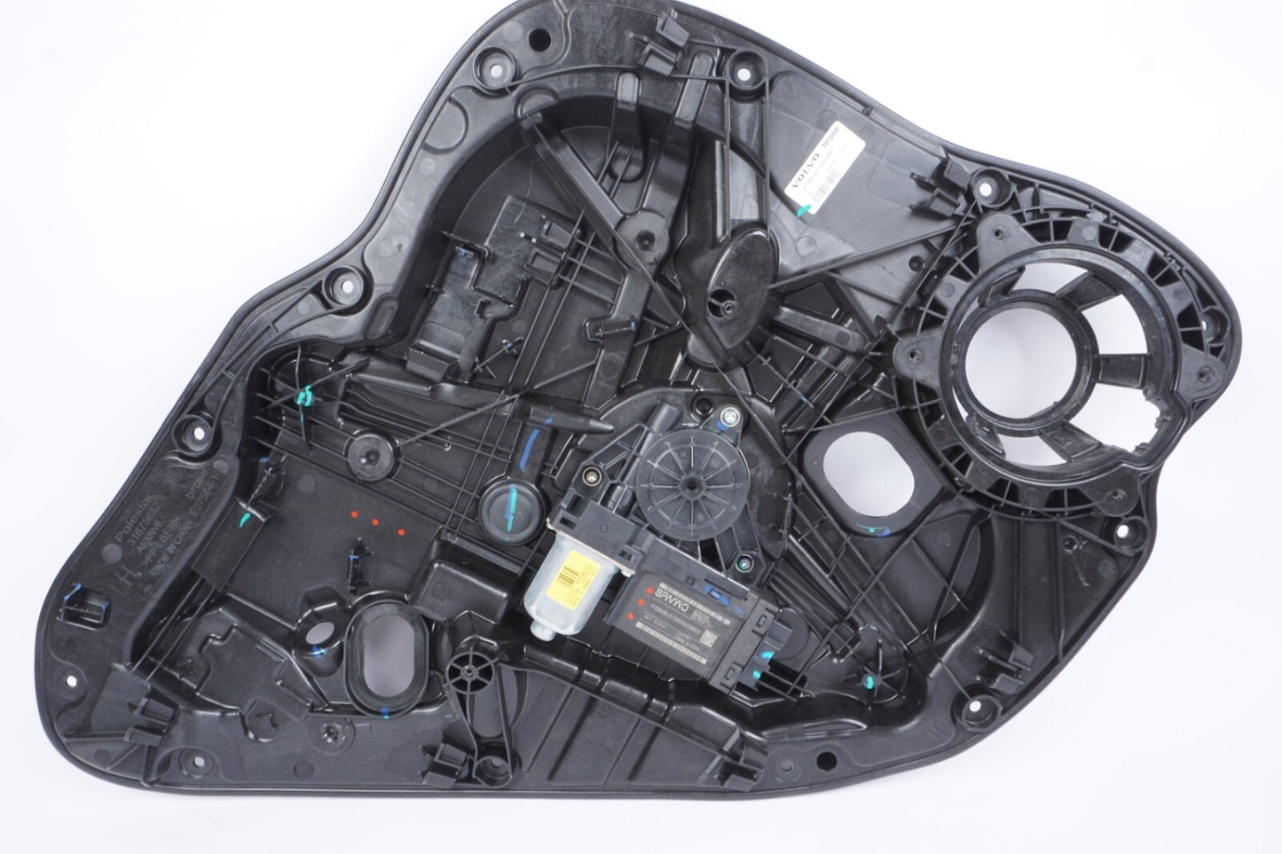 2021 - 2023 POLESTAR 2 REAR LEFT DRIVER SIDE DOOR WINDOW REGULATOR & CARRIER OEM