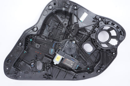 2021 - 2023 POLESTAR 2 REAR LEFT DRIVER SIDE DOOR WINDOW REGULATOR & CARRIER OEM