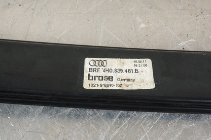 2011 - 2017 AUDI A8 L REAR LEFT DRIVER SIDE DOOR WINDOW REGULATOR OEM