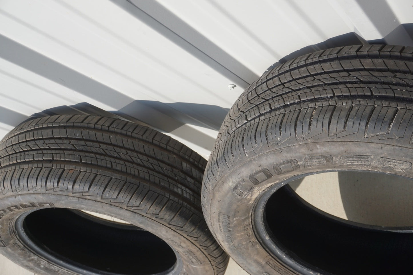 2x Used 225/50 R18 Cooper CS5 Grand Touring Tires 9.5mm Tread 225/60/16