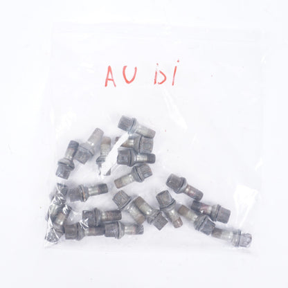 2004 - 2010 Audi A8 A8l D3 Wheel Standard Flange Nut Bolts Lug Set Of 20 Oem