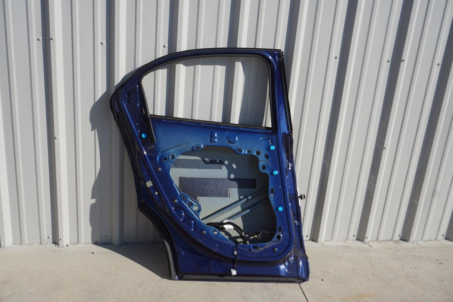 2016 - 2023 Fiat 500X  68329360AA Rear Left Door Shell Blue Color