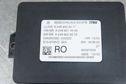 2018 - 2019 MERCEDES GLS GLA SL OEM PARKING BRAKE CONTROL MODULE A2469003417