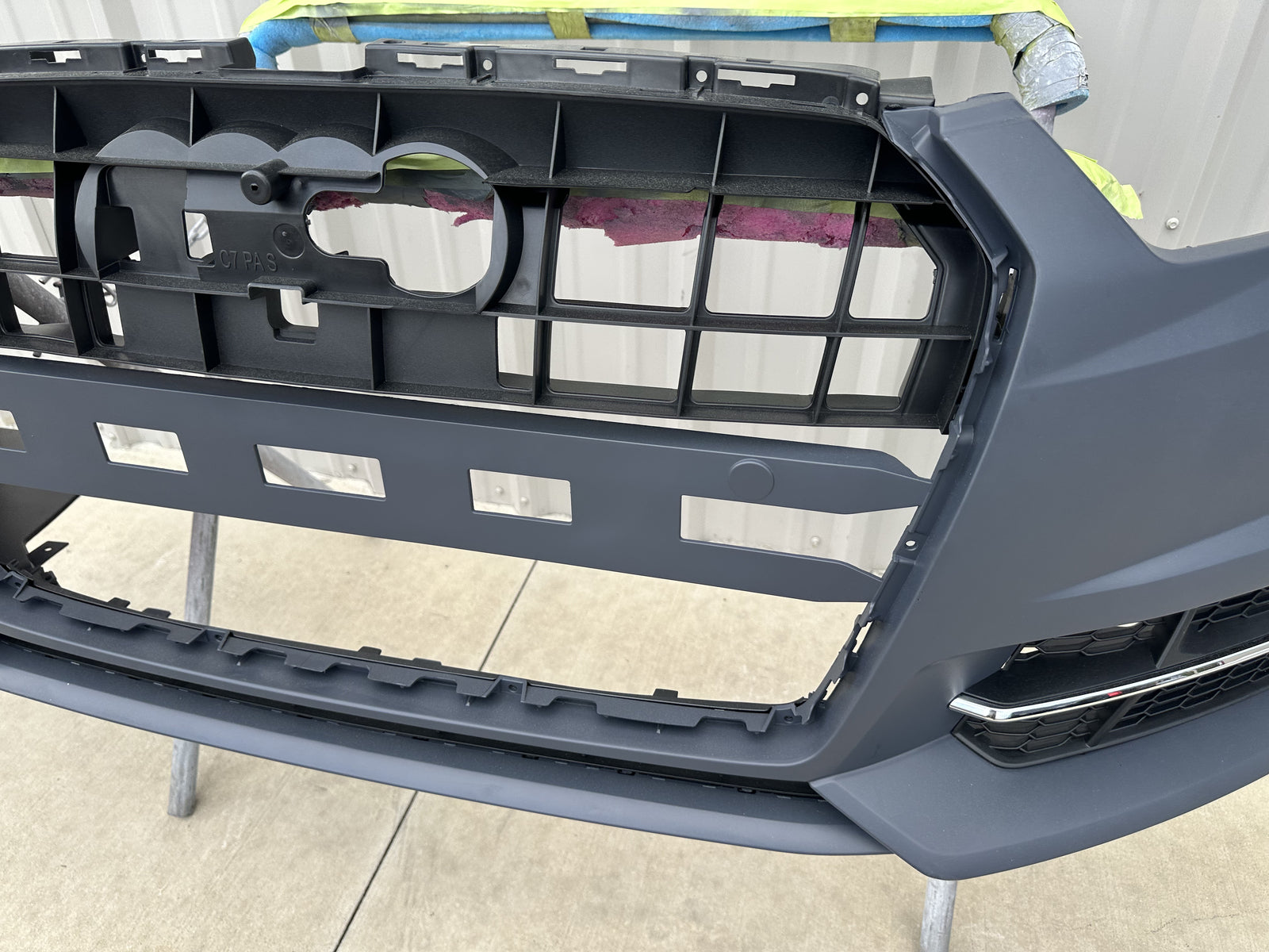 2015 - 2018 AUDI A6 C7 S6 S-line Front Bumper Cover With Side Grilles