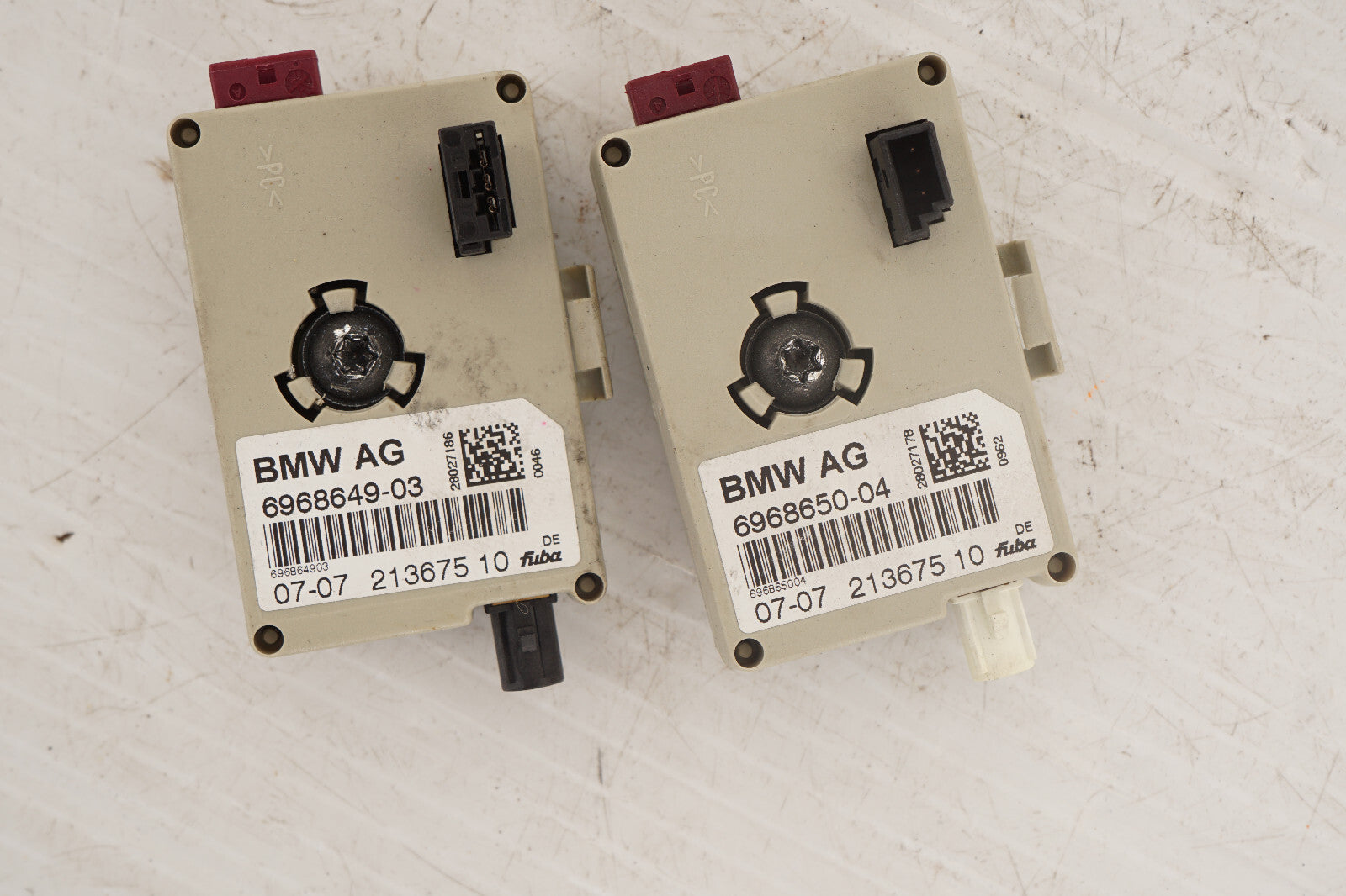 2007 - 2013 BMW 335i E93 ANTENNA AMPLIFIER MODULE SET OF 3 OEM