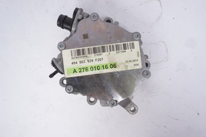 12-18 Mercedes W207 E350 Engine Motor Brake Vacuum Pump 2762300265 OEM