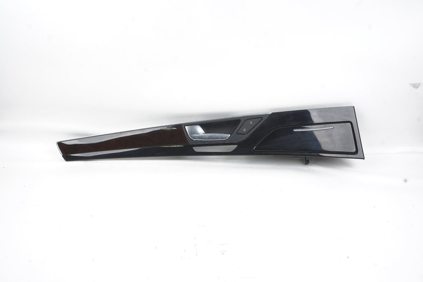 2011-2017 Audi D4 A8 A8L Rear Left Interior Door Handle w/ Trim Panel OEM