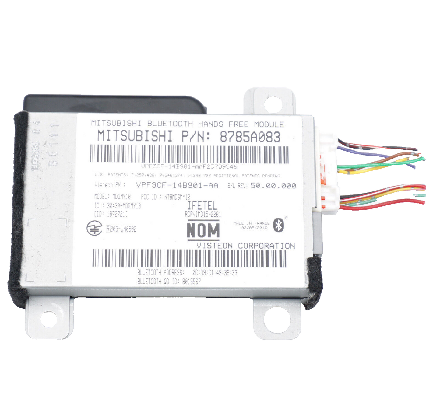 14 - 20 MITSUBISHI OUTLANDER BLUETHOOTH COMMUNICATION MODULE COMPUTER OEM