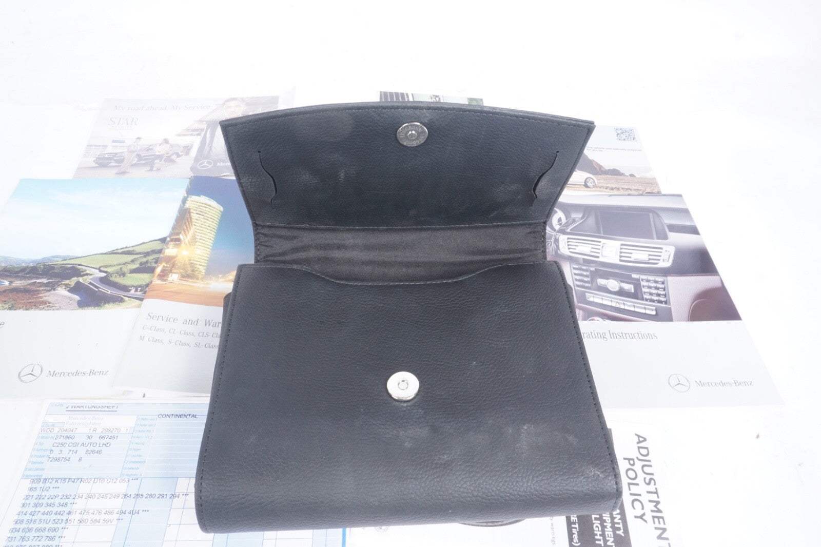 2012 Mercedes Benz C Class C250 C300 C350 Owners Manual Set with Case