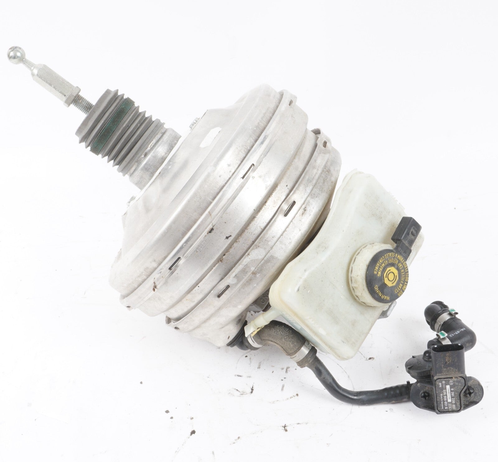 12-17 AUDI A8L A8 3.0L POWER BRAKE BOOSTER W/ MASTER CYLINDER OEM