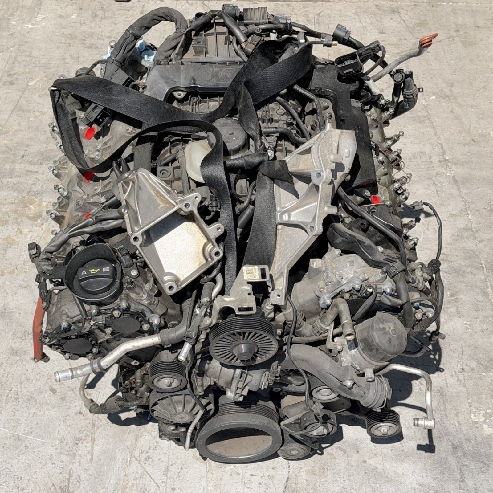 11-19 Mercedes W222 S550 GLE550 GL550 M278 RWD 4.6L V8 Engine Motor TESTED 131K