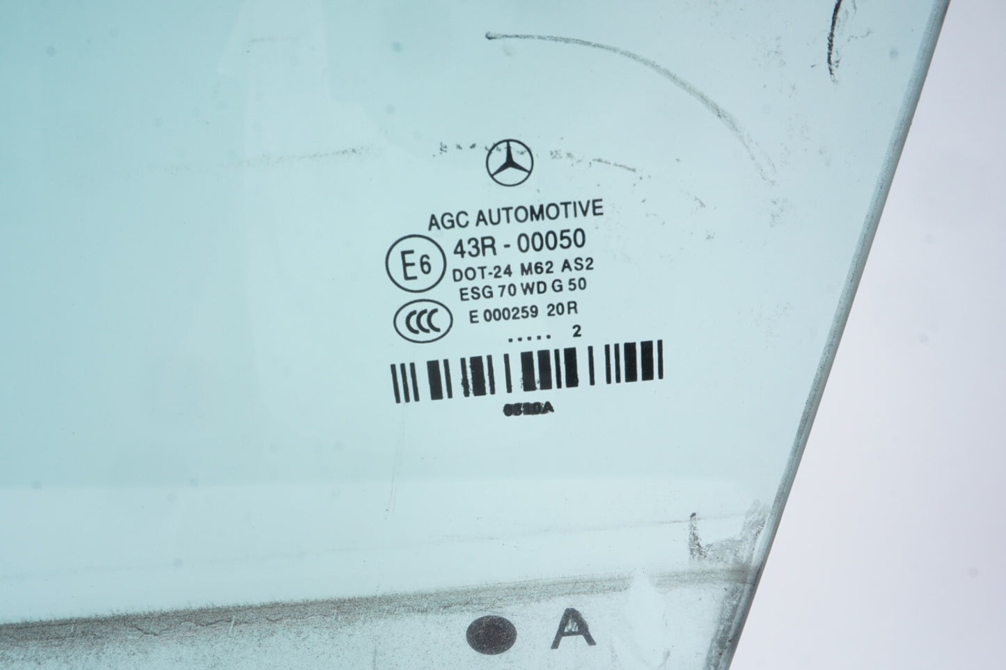 11-17 Mercedes W207 E350 E400 E550 Convertible Door Window Glass Front Left Side