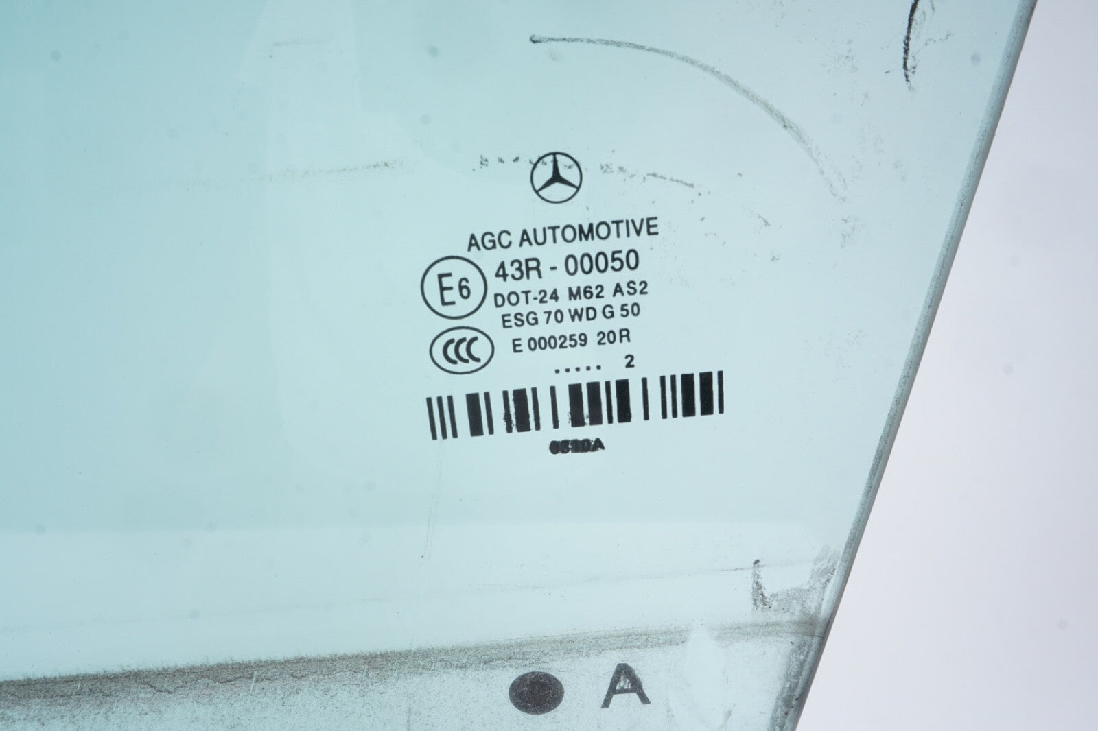 11-17 Mercedes W207 E350 E400 E550 Convertible Door Window Glass Front Left Side