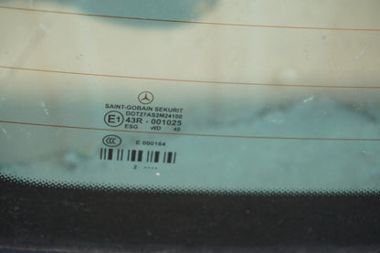 11 - 17 MERCEDES W212 E250 E350 E400 E550 E63 REAR BACK WINDSHIELD WINDOW GLASS