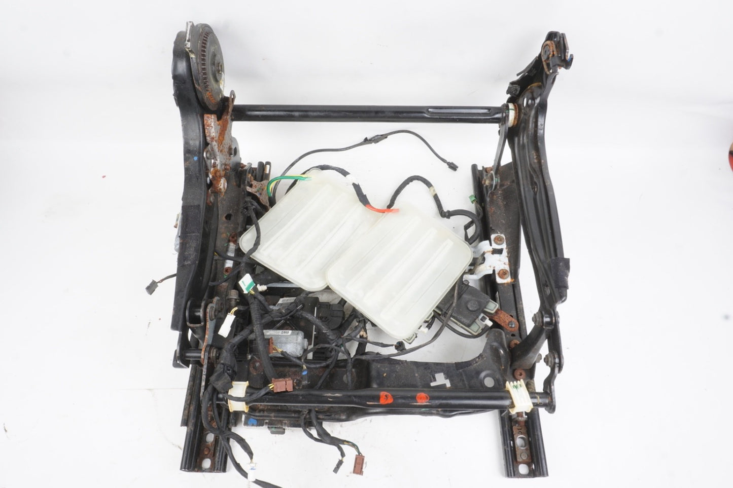 2012-2018 BMW 650i 640i F13 FRONT RIGHT SIDE SEAT LOWER TRACK FRAME & MOTORS OEM