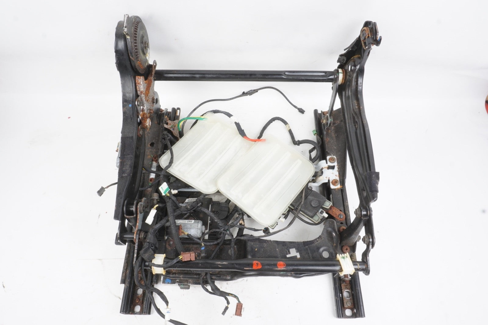2012-2018 BMW 650i 640i F13 FRONT RIGHT SIDE SEAT LOWER TRACK FRAME & MOTORS OEM