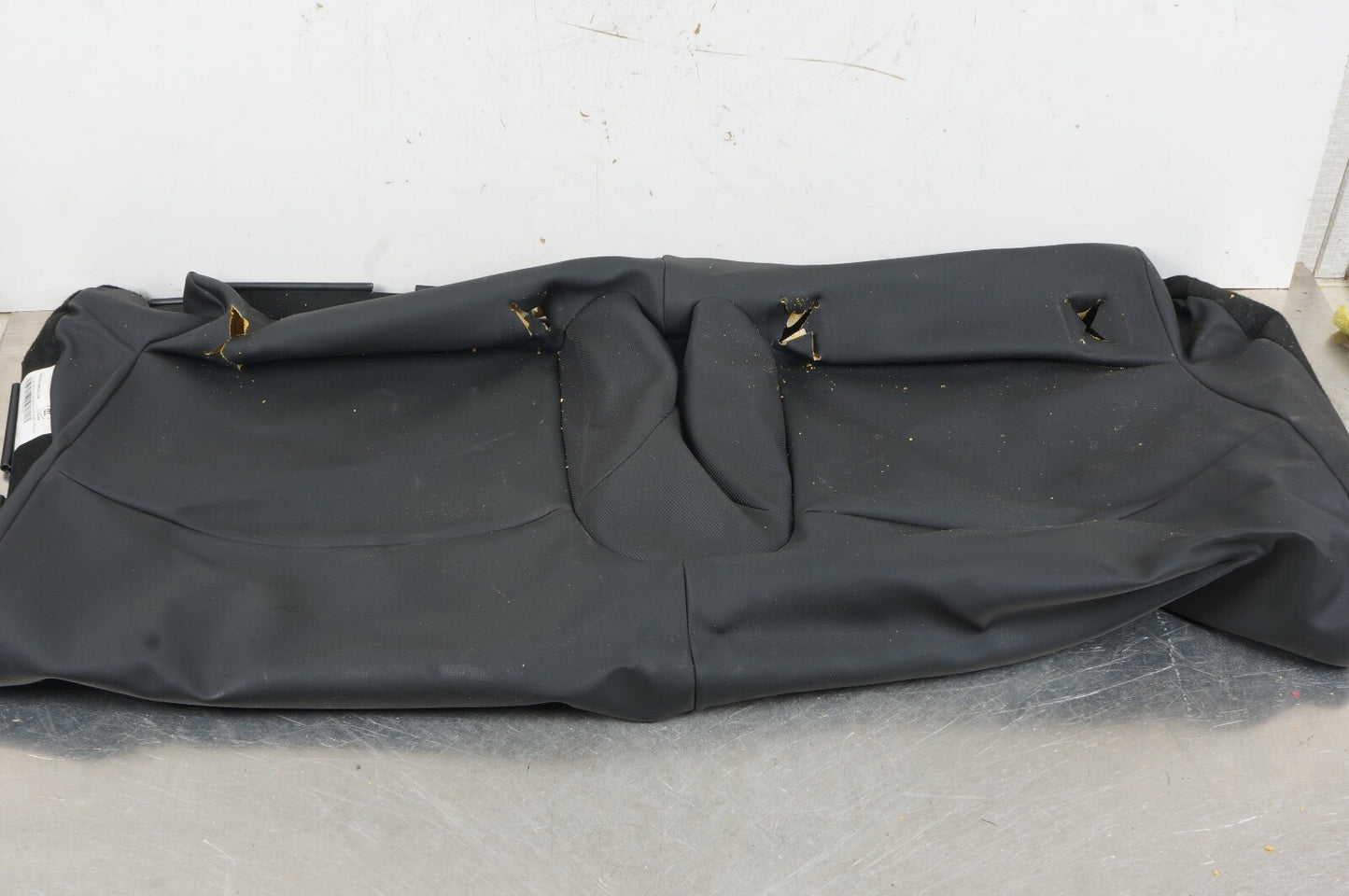 07-13 MINI COOPER R55 R56 R57 HATCHBACK REAR BOTTOM SEAT CUSHION OEM BLACK VINYL