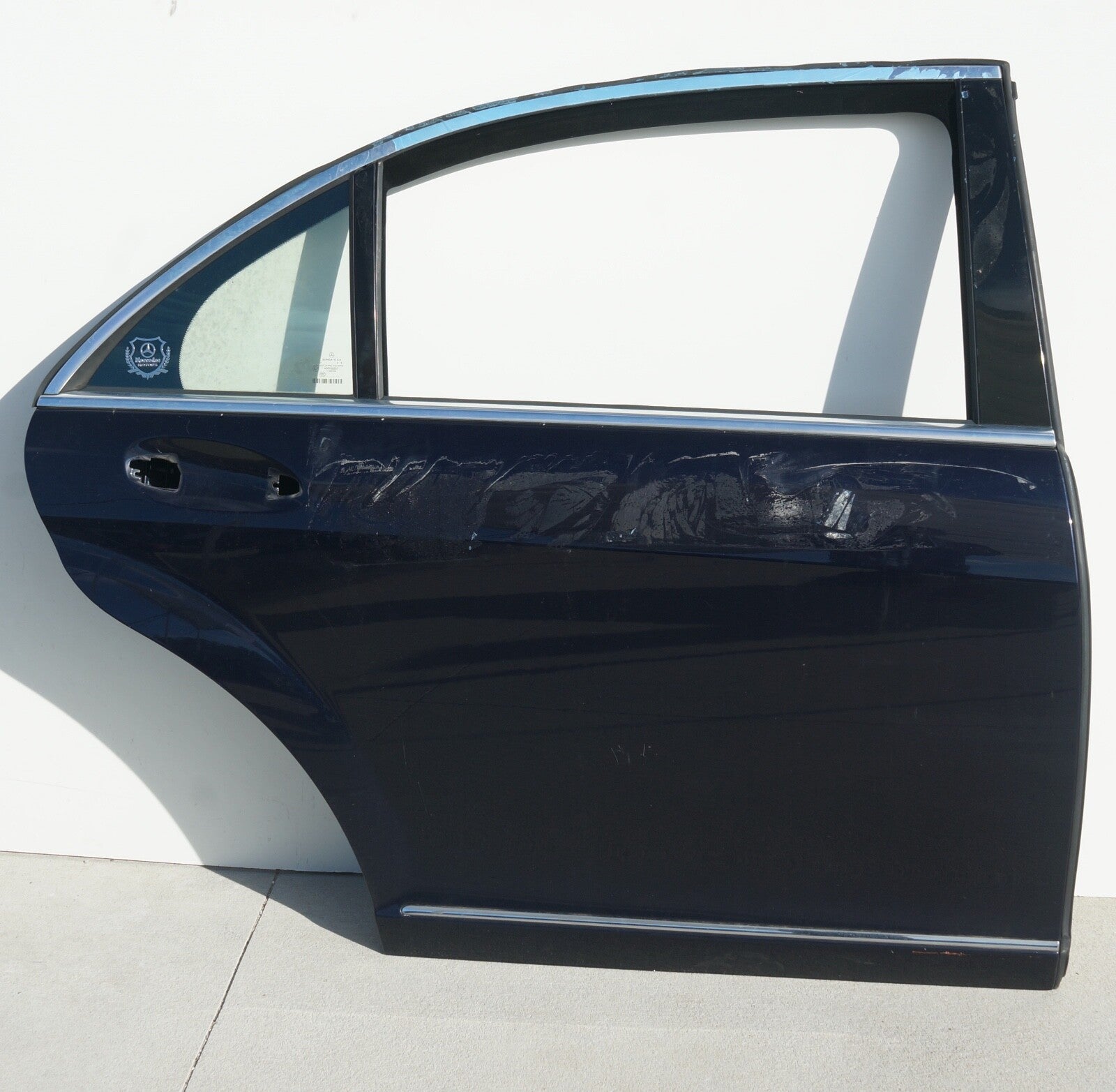 07 - 13 MERCEDES-BENZ S550 W221 REAR RIGHT PASSENGER SIDE DOOR SHELL OEM