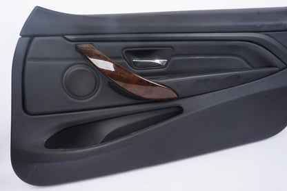 2014 - 2020 BMW 428i Front Right Side Interior Door Panel Black Oem