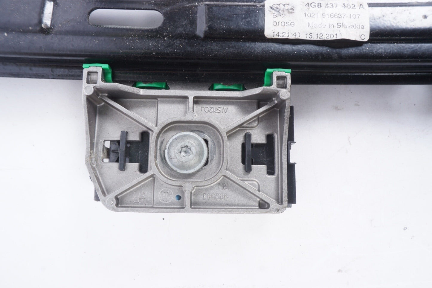 12-16 AUDI A7 C7 WINDOW MOTOR REGULATOR FRONT RIGHT PASSENGER 4G8837462