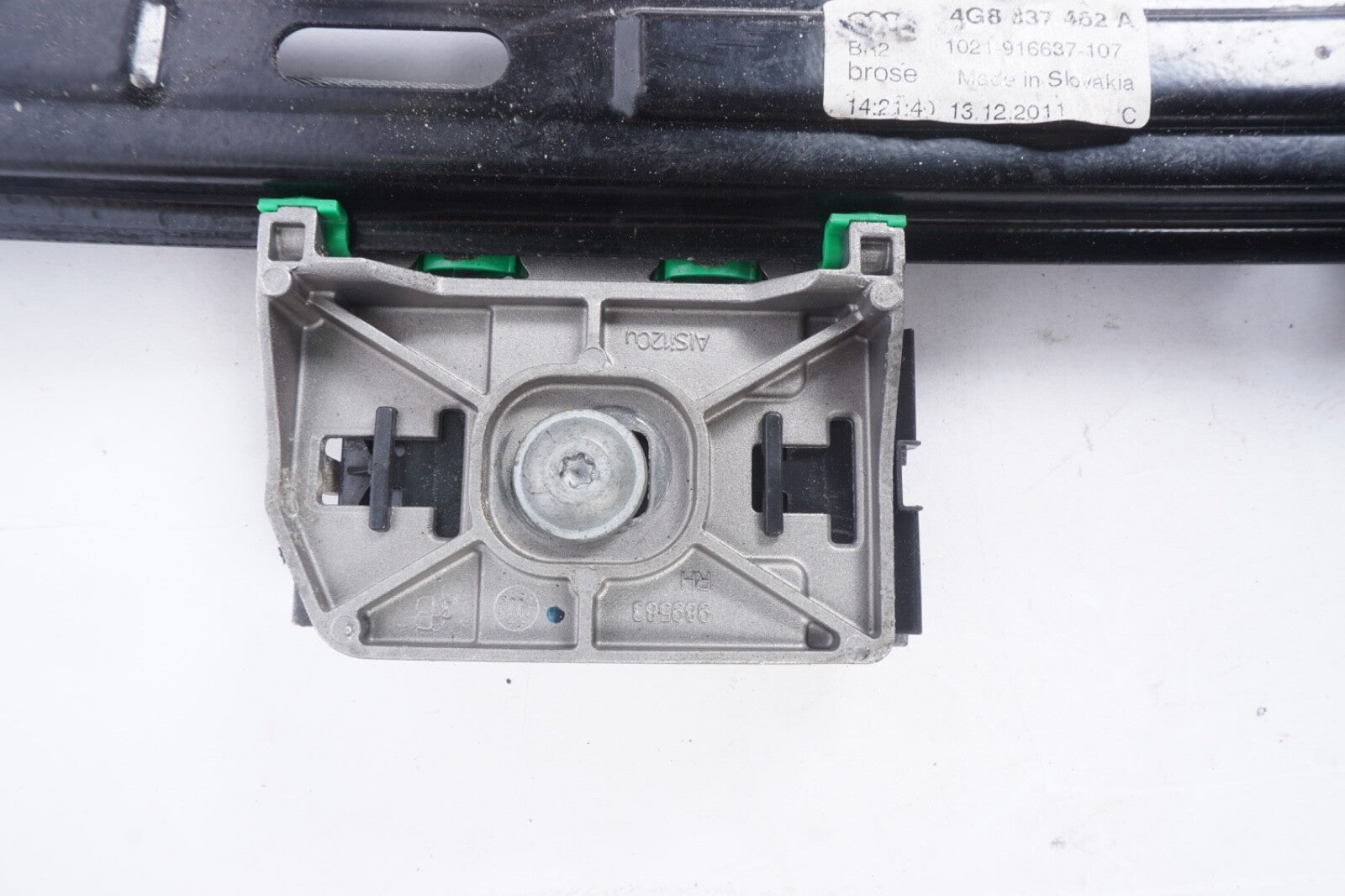 12-16 AUDI A7 C7 WINDOW MOTOR REGULATOR FRONT RIGHT PASSENGER 4G8837462