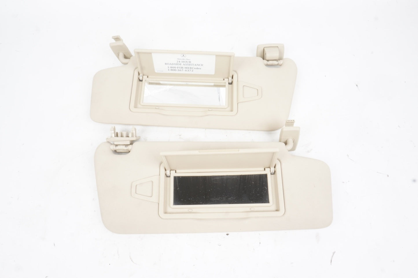2008 - 2014 Mercedes W204 C250 C300 C350 Front Right And Left Sun Visor Pair OEM