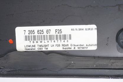 2011 - 2017 Bmw X3 F25 Rear Left Driver Side Quarter Window Glass OEM