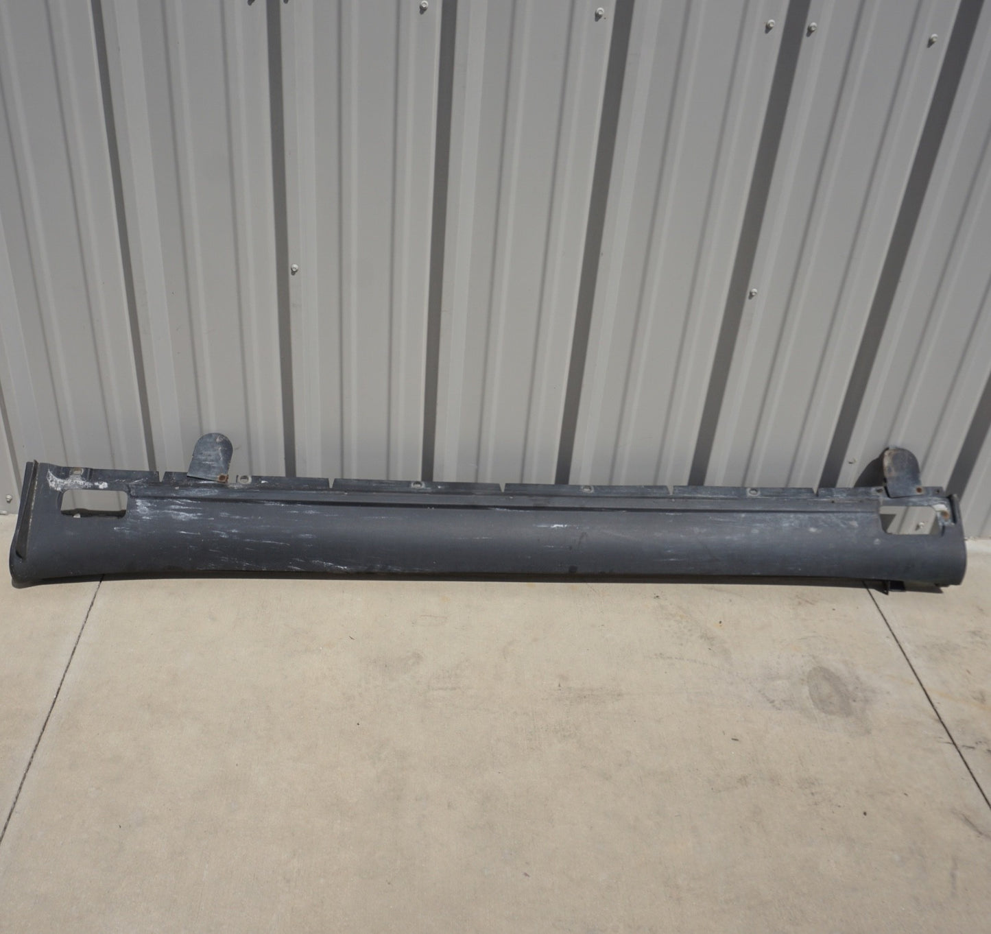 11-18 Porsche Cayenne 958 Left Driver Side Rocker Panel Side Skirt Black Oem