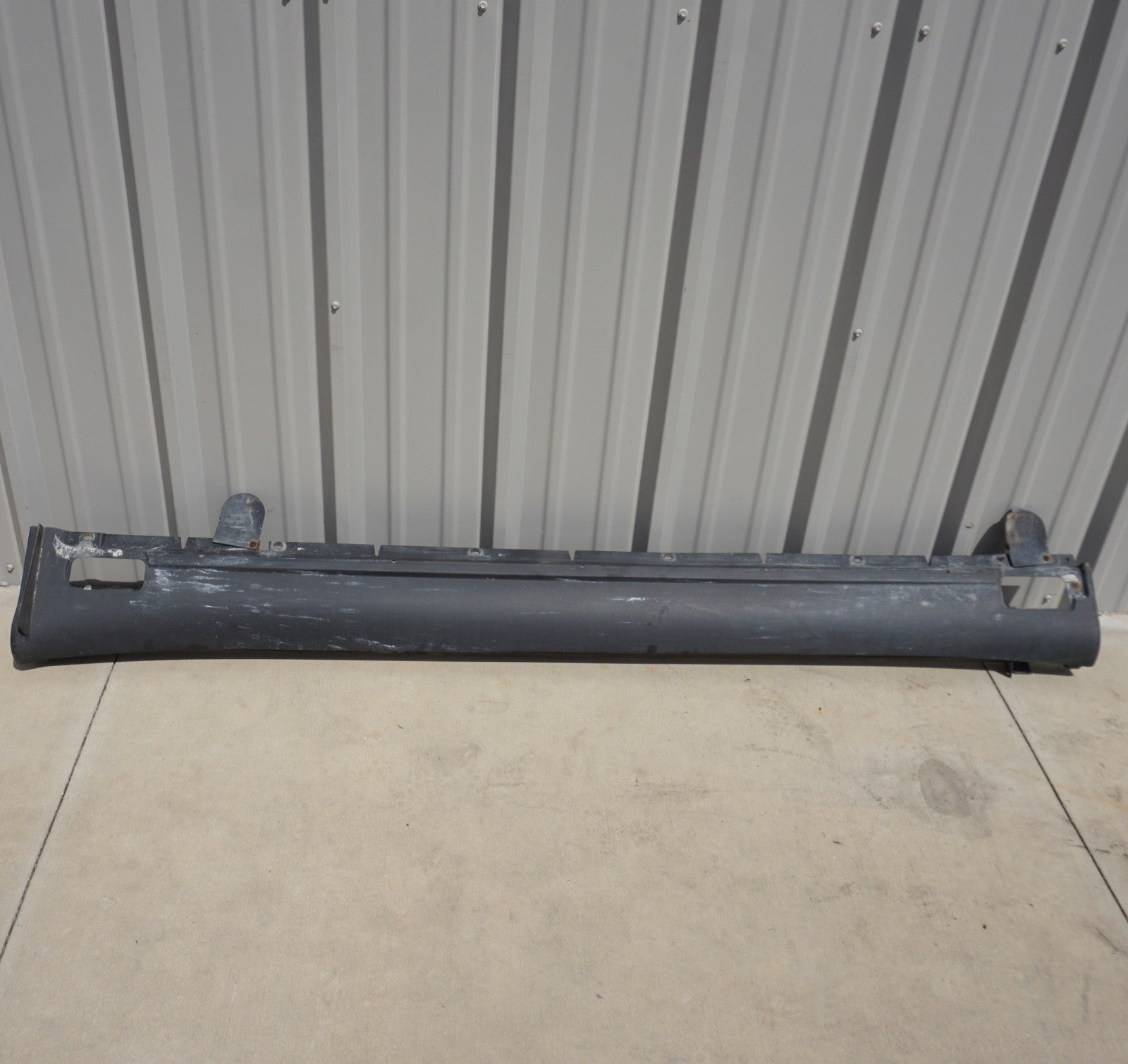 11-18 Porsche Cayenne 958 Left Driver Side Rocker Panel Side Skirt Black Oem