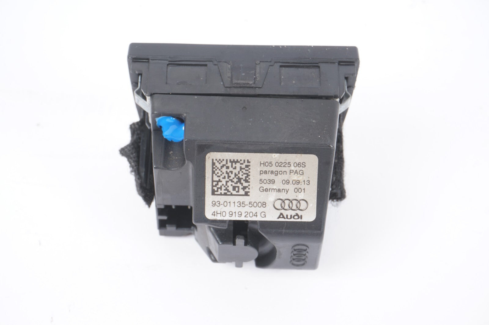 12-17 AUDI A8L A8 DASH CLUSTER SWITCH CLOCK BLACK 4H0919204G  OEM