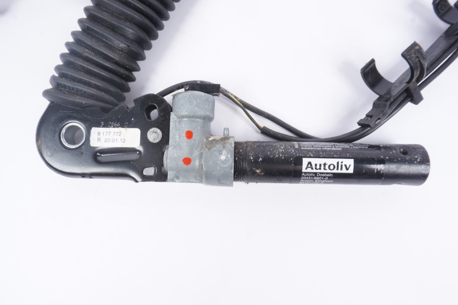 07-09 BMW E92 E93 FRONT RIGHT PASSENGER SIDE SEAT BELT BUCKLE