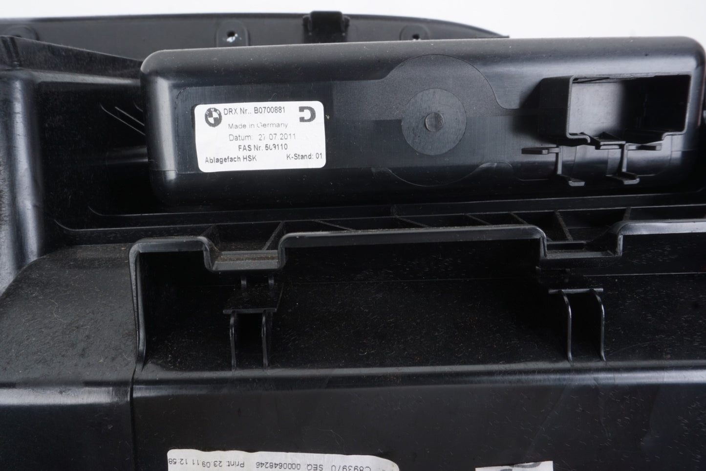 2013 - 2019 BMW 650i Gran Coupe Dashboard Glove Storage Box OEM